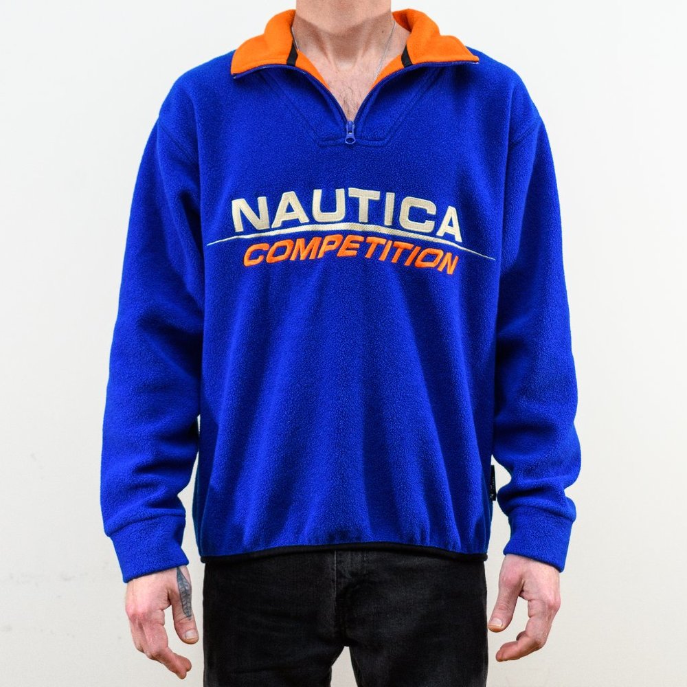 90's Nautica quarter zip fleece